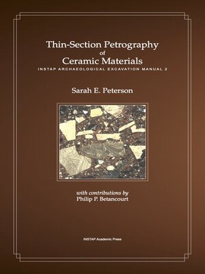 cover image of Thin-Section Petrography of Ceramic Materials
